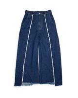 內在和平牛仔布寬鬆褲子