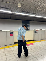 All over pattern polo shirt