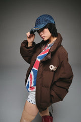 90 Logo Rich Puffer Jacket