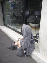 universal logo Premium crush EMB zip 连帽衫