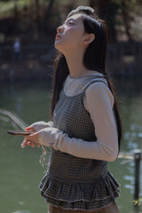 Lame肋骨长T恤【yung】