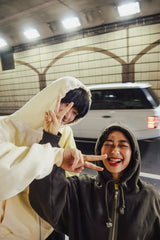 the inner peace logo zip hoodie