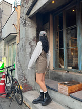 가짜 가죽 스티치 온성