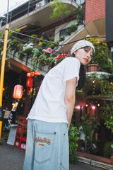 OVER DYE DOUBLE KNEE DENIM