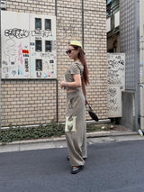 H HEART RHINESTONE SWEAT PANTS