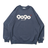 9090 OG徽標緞面Crewneck汗水(輕)