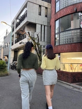 shaggy cropped cardigan