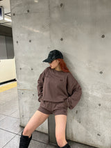 glitter crew sweat shirt