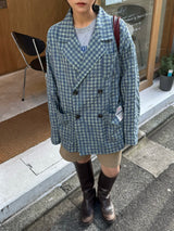 Check tailored ss jacket