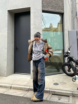 animal fur sweatshirt