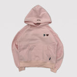 heart patch logo hoodie
