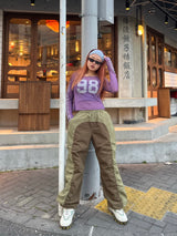 nylon shirring pants