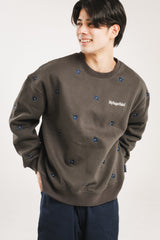 整個圖案花運動衫