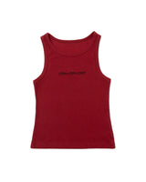 CURSIVE RIB TANKTOP