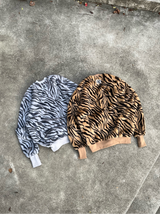 animal fur sweatshirt