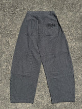 Stripe balloon pants