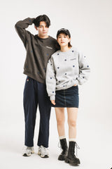 整個圖案花運動衫