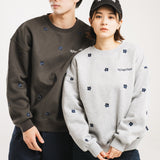 整個圖案花運動衫