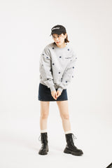 整個圖案花運動衫