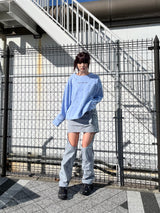 Random Heart Waffle Long Tee