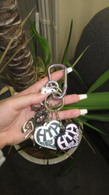 心臟徽標鑰匙扣