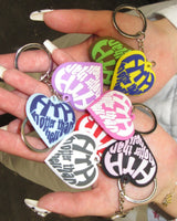 心臟徽標鑰匙扣