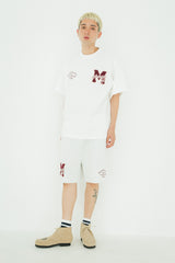 M College Logo Wappen Tee