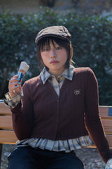 레이어드 카디건 확인 【yung】