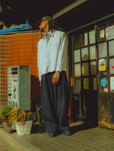 Wide Baggy Hook Western Slacks