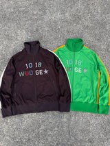 Patchwork track jacket