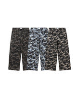 BU CAMOUFLAGE PATTERN CARGO PANTS