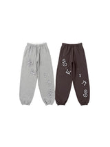 Lace twins logo sweat pants