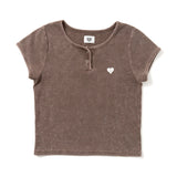 Pigment rhinestone tee