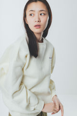 writing flower logo sweat