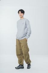 writing flower logo sweat