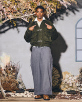 shaggy fireman western jacket