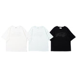 Rhinestone yung logo ss tee