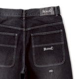 BU damage baggy denim pants