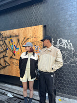 Bicolor Blouson Jacket