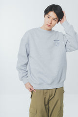 writing flower logo sweat