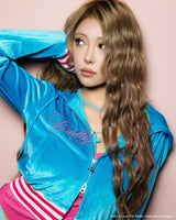 【090girl×高级拉芙】Velour Zip Hoodie