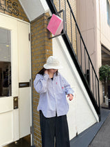 N徽標檢查長襯衫