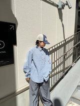 N徽標檢查長襯衫