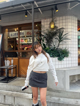 All over pattern long tee