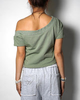 EYELET OFF-SHOULDER TOPS
