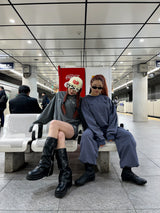 glitter crew sweat shirt