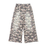 over dye universal logo wide sweat pants