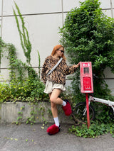 animal fur sweatshirt