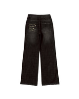 STITCH LOGO STRAIGHT DENIM PANTS