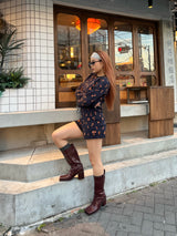 【jouetie×HTH】フリルフラワーニットパンツ